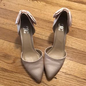 Beautiful satin finish blush heels!
